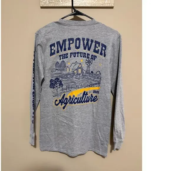 FFA Empower 2025 Gray Long Sleeve Shirt NWT - Picture 3 of 5